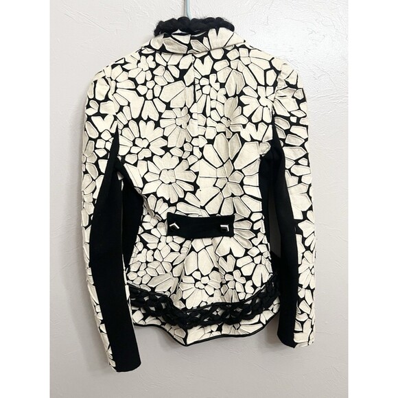 Vintage Y2K 90s Tricot Chic Italian Floral Blazer $350+ Grunge Chic 42 US 6 - Picture 8 of 13